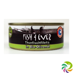 Fish4ever Thunfischfilets In Bio-Olivenöl Dose 160