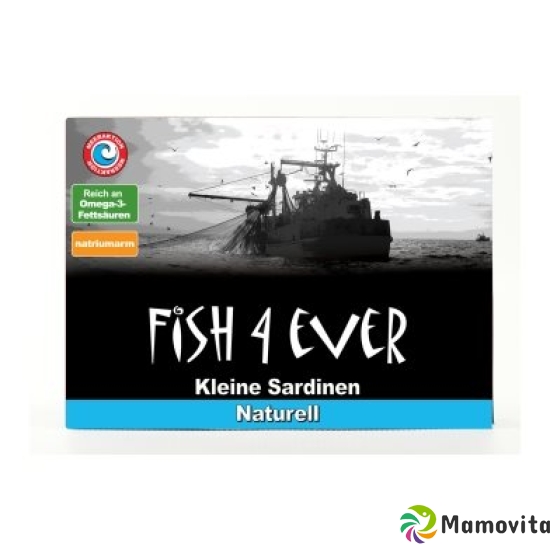 Fish4ever Kleine Sardinen Naturell Dose 125g buy online