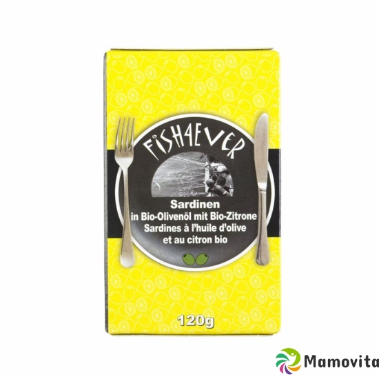 Fish4ever Sardinen In Bio-Olivenöl Bio-Zitr 120g buy online