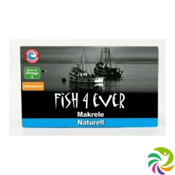 Fish4ever Makrelenfilets Naturell Dose 125g