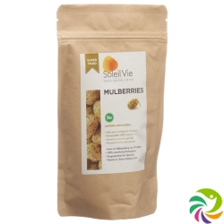 Soleil Vie white dried mulberries Bio 80 g