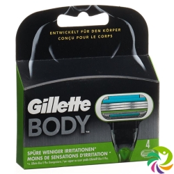 Gillette Body Systermklingen 4 pcs