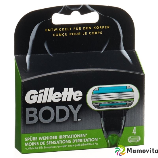 Gillette Body Systermklingen 4 pcs buy online