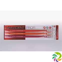 Swissdent Whitening Toothbrush Trio red orange purple soft