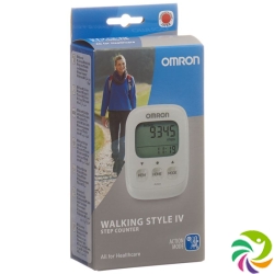 Omron Pedometer Walking Style IV white