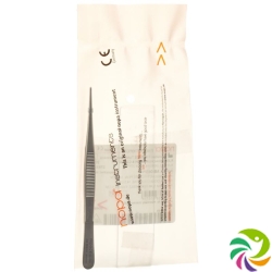 Nopa tweezers anatomically fine 14.5cm