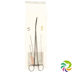 Nopa swab tongs Pelkmann curved 25cm