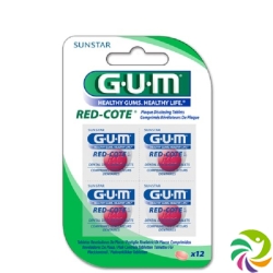 GUM SUNSTAR Red Cote tablets 12 pcs