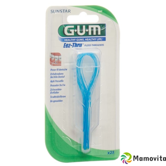 GUM SUNSTAR EEZ THRU floss threader 25 pcs buy online