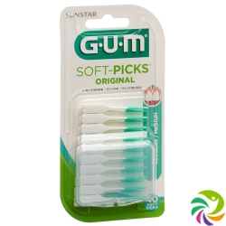 GUM SUNSTAR 632 Soft bristles picks Regular 40 pcs