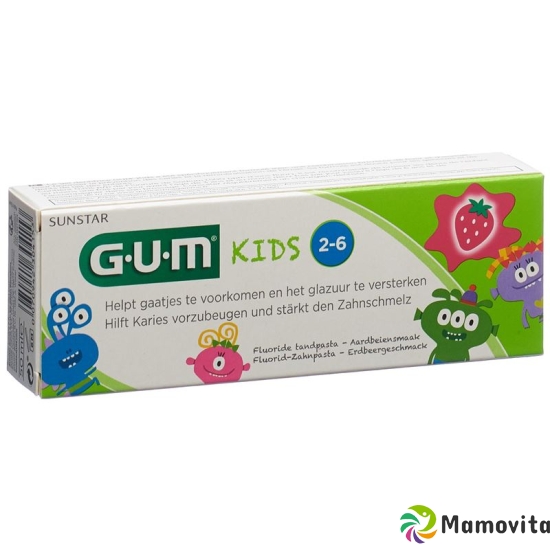 GUM SUNSTAR children toothpaste strawberry 50ml buy online