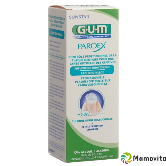 GUM SUNSTAR Paroex mouthwash 0.06% to chlorhexidine 500 ml buy online