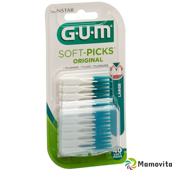 GUM SUNSTAR bristles Softpicks Large 40 pcs buy online