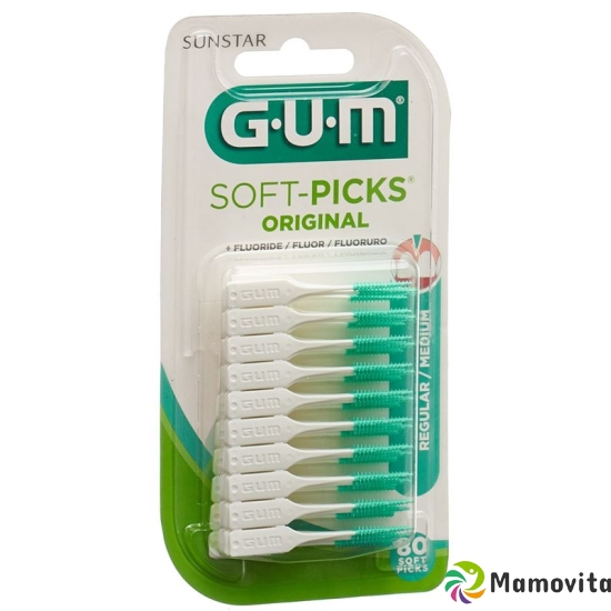 GUM SUNSTAR bristles Soft picks Regular 80 pcs buy online