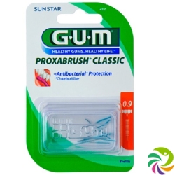 GUM SUNSTAR Proxabrush ISO 2 0.9mm cylindric refill orange 8 pcs