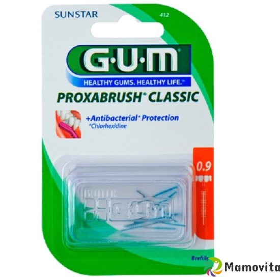 GUM SUNSTAR Proxabrush ISO 2 0.9mm cylindric refill orange 8 pcs buy online