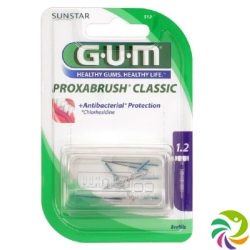 GUM SUNSTAR Proxabrush ISO 3 1.2mm cylindric refill violet 8 pcs