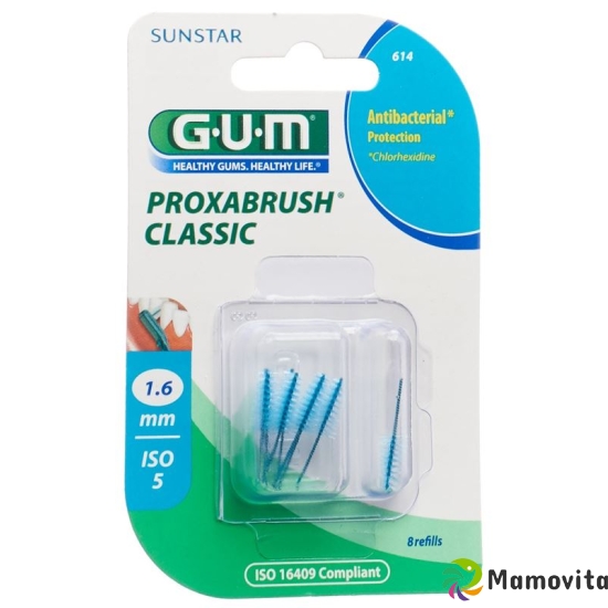 GUM SUNSTAR Proxabrush ISO 5 1.6mm conique refill blue 8 pcs buy online