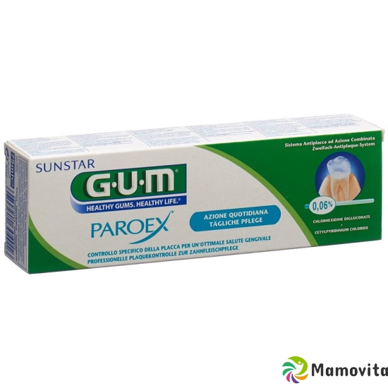 GUM SUNSTAR Paroex toothpaste chlorhexidine 0.06% to 75 ml buy online