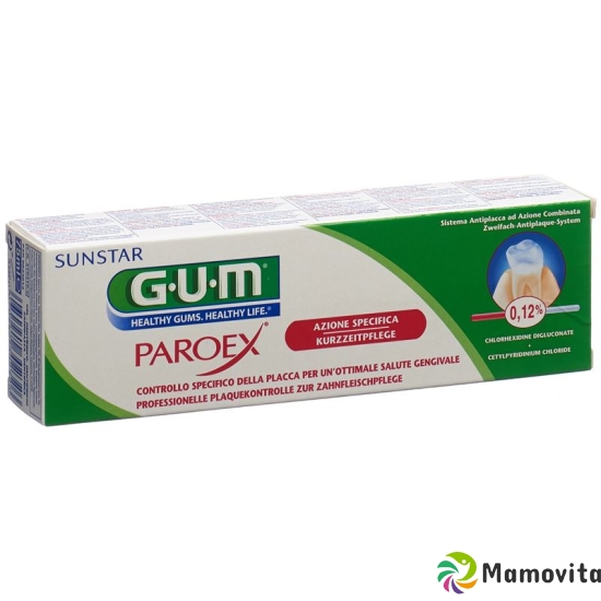 GUM SUNSTAR Paroex toothpaste of 0.12% chlorhexidine 75 ml buy online