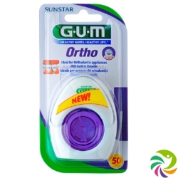 GUM SUNSTAR Ortho dental floss 3 in 1 50 pcs