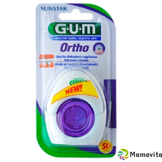 GUM SUNSTAR Ortho dental floss 3 in 1 50 pcs buy online