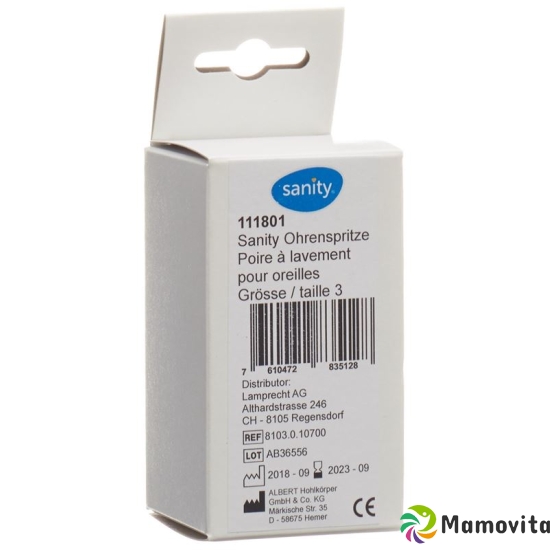 Sanity ear syringe Gr3 27ml buy online