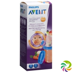 Avent Philips Via storage cup 240ml 5 cup lid 5