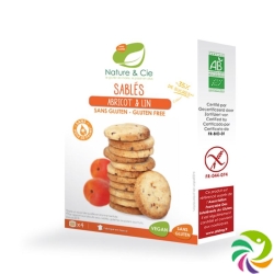 Nature & Cie apricot biscuits gluten free 135 g