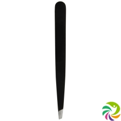 Artline cosmetic tweezers slanted black