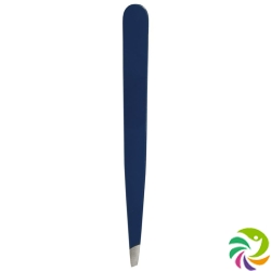 Artline cosmetic tweezers slanted blue