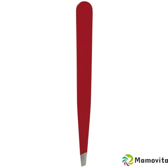 Artline cosmetic tweezers slanted red buy online