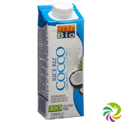 Isola Bio Mini Kokos Reis Drink Tetra 0.25L