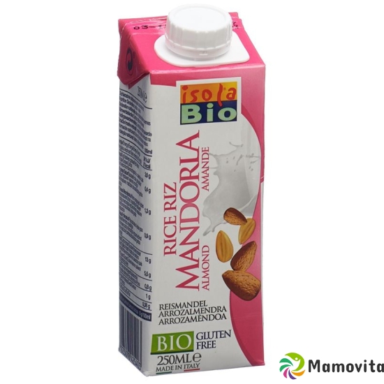 Isola Bio Mini almond rice milk Tetra 12:25 lt buy online