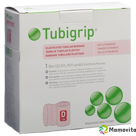 Tubigrip Elastischer Stützschlauchverband Grösse D Hautfarbig Rolle 10mx7.50cm buy online