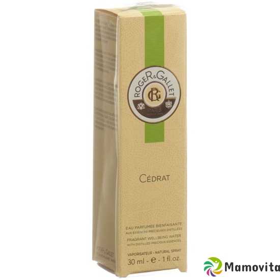 ROGER GALLET cédrat eau fraîche 30 ml buy online