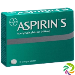 Aspirin 500 mg tbl S 20 pcs