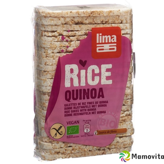 Lima rice cakes thinly with quinoa 130 g buy online