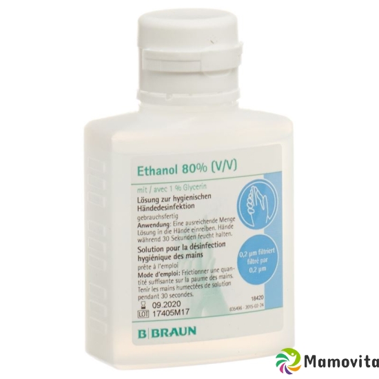 Braun Ethanol 80% Glycerin 1% Ovalfl 100ml buy online