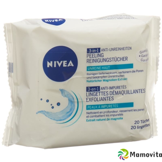 Nivea Visage Anti-Unreinheiten Peel Reinigungstücher 20 Stück buy online