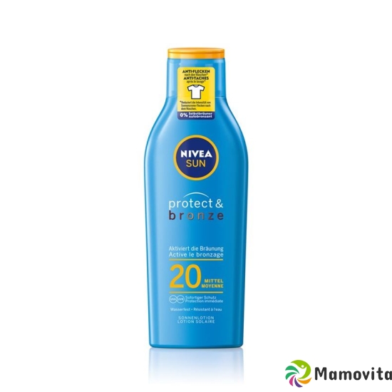 Nivea Sun Protect & Bronze Sun Lotion SPF 20 200 ml buy online