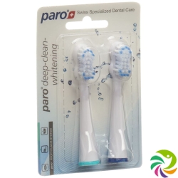 Paro Deep Clean toothbrush whitening spare sonic 2 pcs