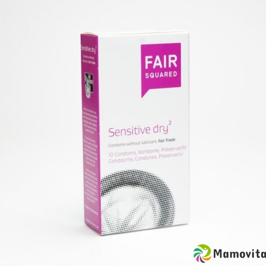 Fair Squared Condom Sensitive Dry vegan 10 pcs buy online