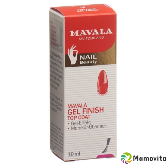 Mavala top coat gel finish 10ml buy online