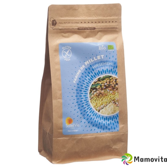 Soleil Vie millet flour organic gluten free 500 g buy online