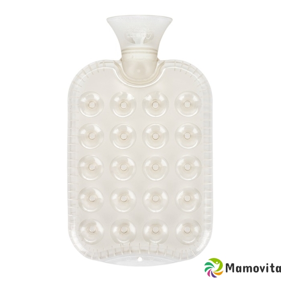 Fashy Wärmeflasche half louver 1.2l flat transparent white buy online