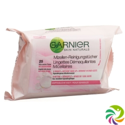 GARNIER Nat Micellar cleansing wipes 25 pcs