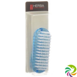 Herba nail brush blue clear frosted