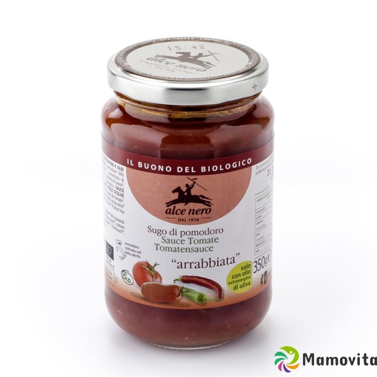 Alce Nero Tomaten Sauce All'arrabbiata Glas 350g buy online