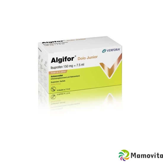 Algifor Dolo Junior Susp 150 mg / 7.5ml 18 Btl 7.5 ml buy online